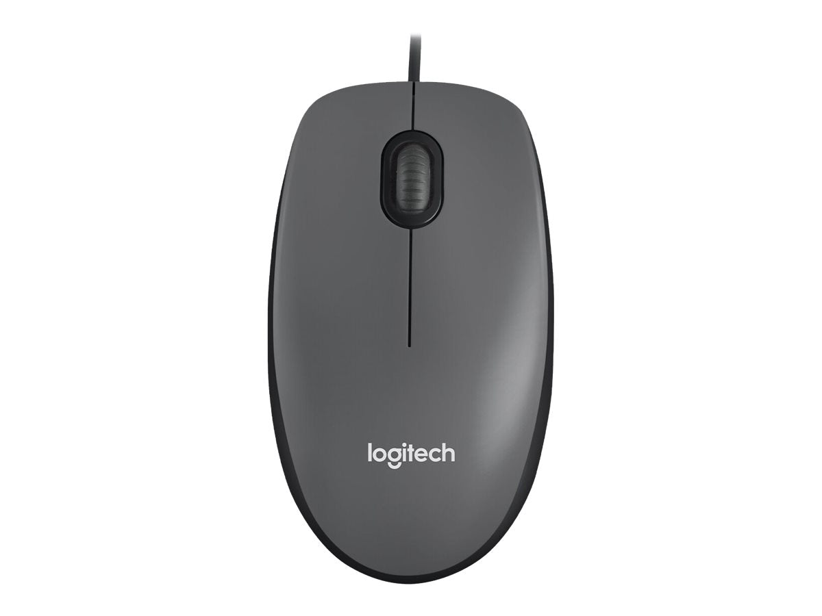 Logitech M90 - Ratón - diestro y zurdo - óptico - cableado - USB-3