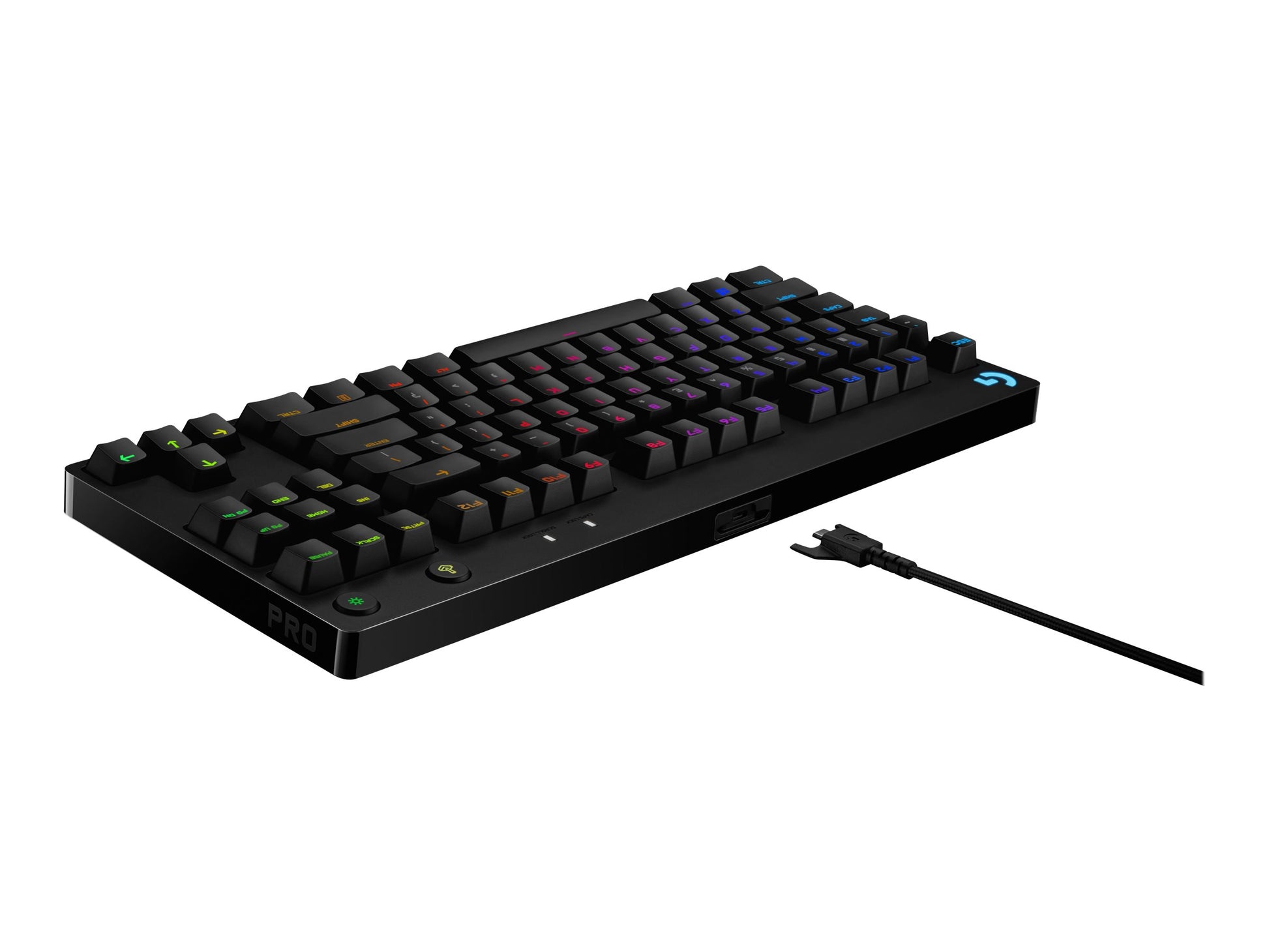 Logitech G Pro Mechanical Gaming Keyboard - Teclado - retroiluminación - USB - interruptor: GX Blue Clicky - negro-17