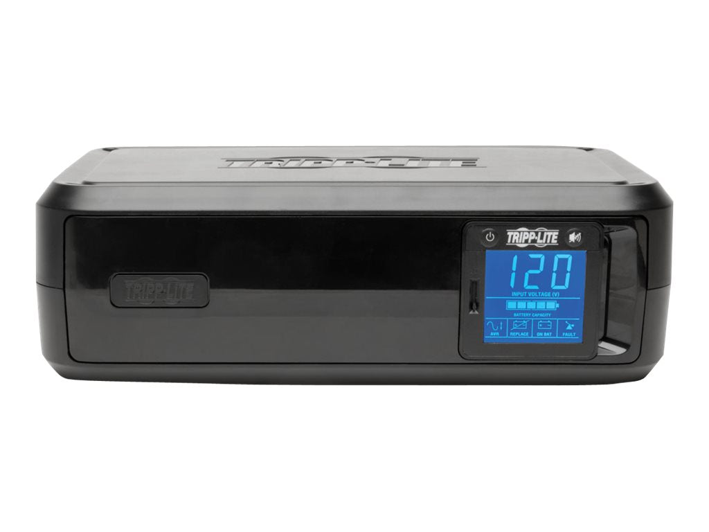 Eaton Tripp Lite Series UPS Smart 1000VA 500W Back Up Tower LCD AVR 120V USB Coax RJ45 - UPS - CA 120 V - 500 vatios - 1000 VA - conectores de salida: 8 - negro-17