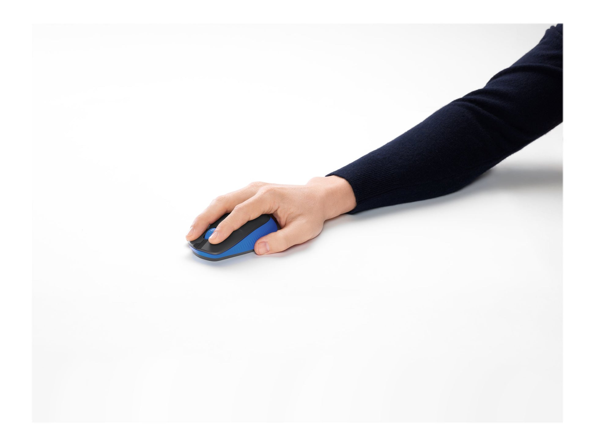 Logitech M190 - Ratón - óptico - 3 botones - inalámbrico - receptor inalámbrico USB - azul-13
