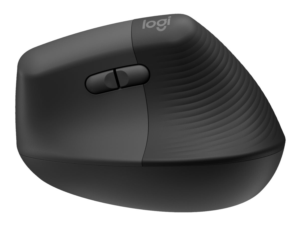 Logitech Lift Vertical Ergonomic Mouse - Ratón vertical - ergonómico - 6 botones - inalámbrico - 2.4 GHz, Bluetooth - receptor de USB Logitech Logi Bolt - grafito-15