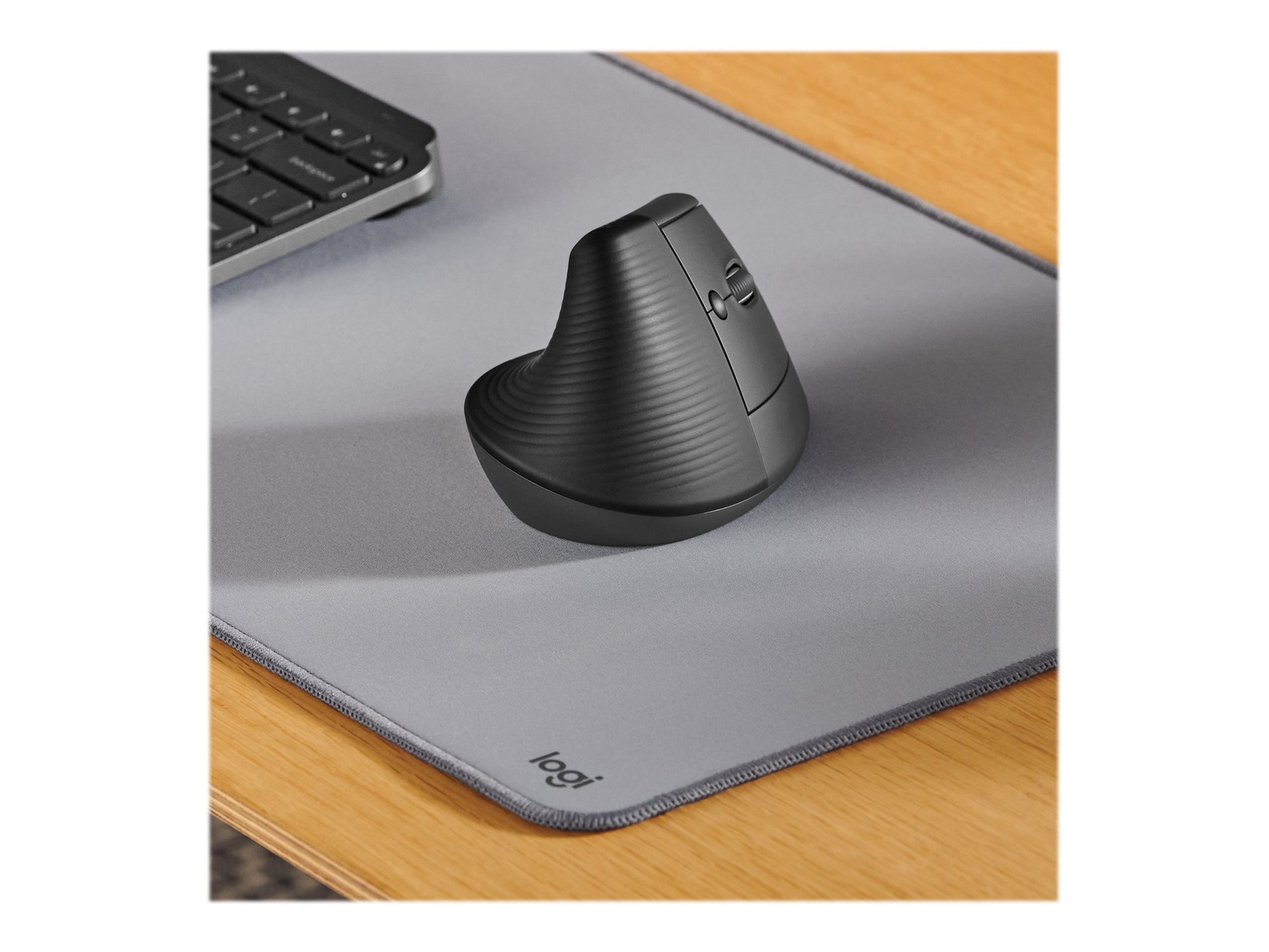 Logitech Lift Vertical Ergonomic Mouse - Ratón vertical - ergonómico - 6 botones - inalámbrico - 2.4 GHz, Bluetooth - receptor de USB Logitech Logi Bolt - grafito-13