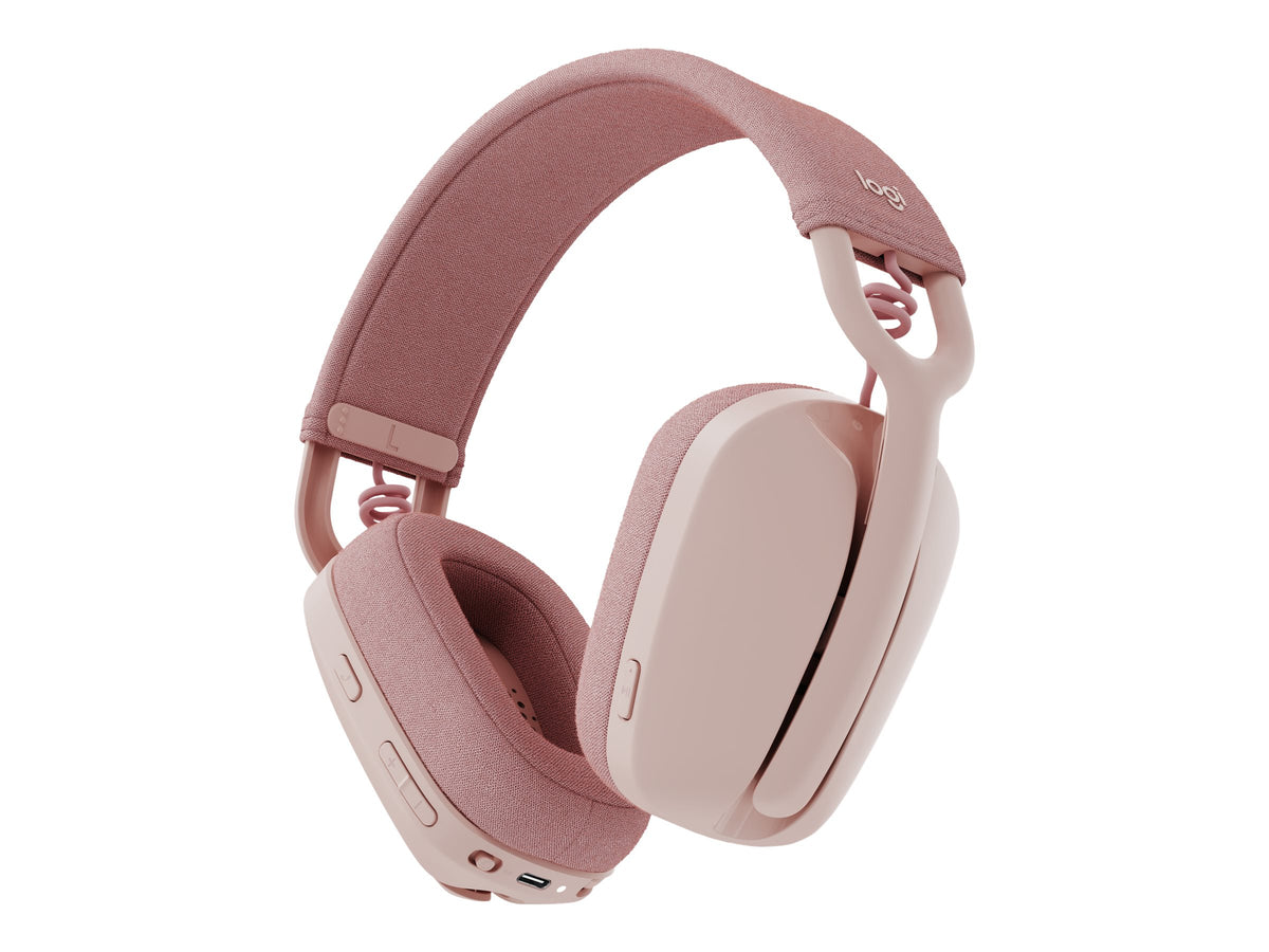 Logitech Zone Vibe 100 - Auricular - tamaño completo - Bluetooth - inalámbrico - rosa-13