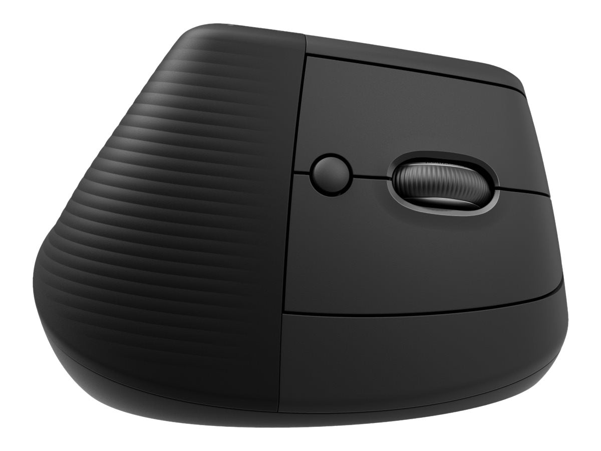 Logitech Lift Vertical Ergonomic Mouse - Ratón vertical - ergonómico - 6 botones - inalámbrico - 2.4 GHz, Bluetooth - receptor de USB Logitech Logi Bolt - grafito-14