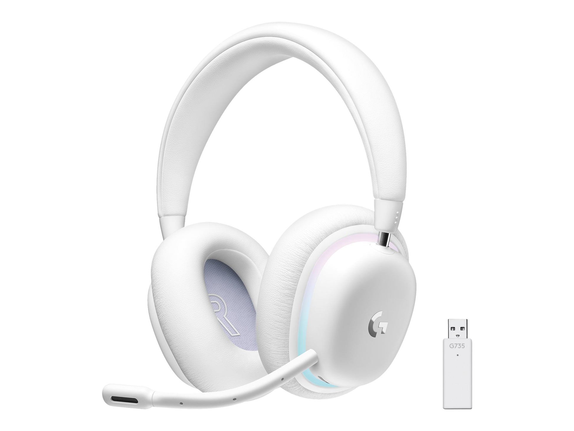 Logitech G735 Wireless Gaming Headset - White Mist - Auricular - tamaño completo - Bluetooth / LIGHTSPEED - inalámbrico - conector de 3,5 mm - niebla blanca-20