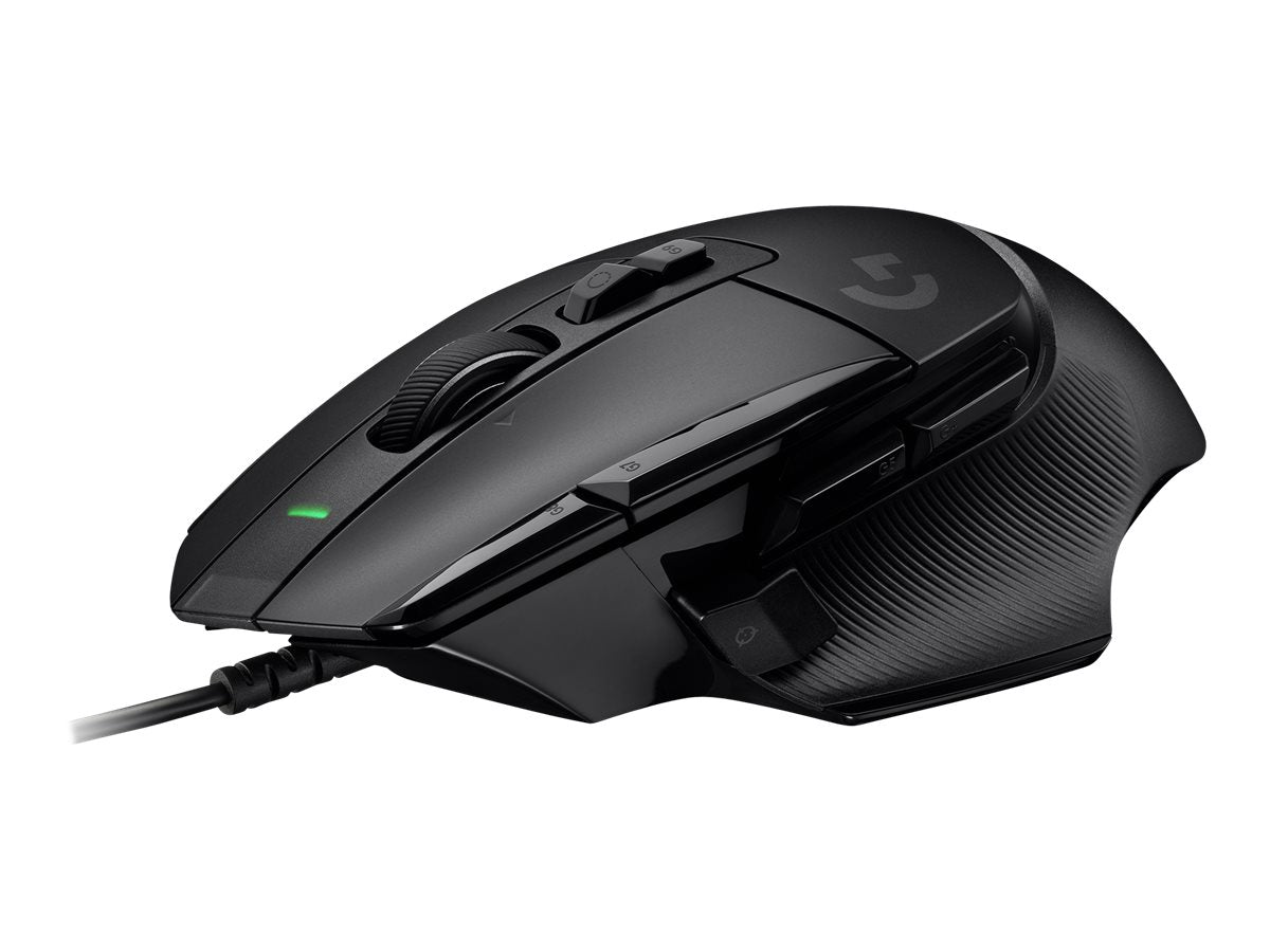 Logitech G502 X Wired Gaming Mouse - LIGHTFORCE hybrid optical-mechanical primary switches, HERO 25K gaming sensor, compatible with PC - macOS/Windows - Black - Ratón - óptico - cableado - USB - negro-5