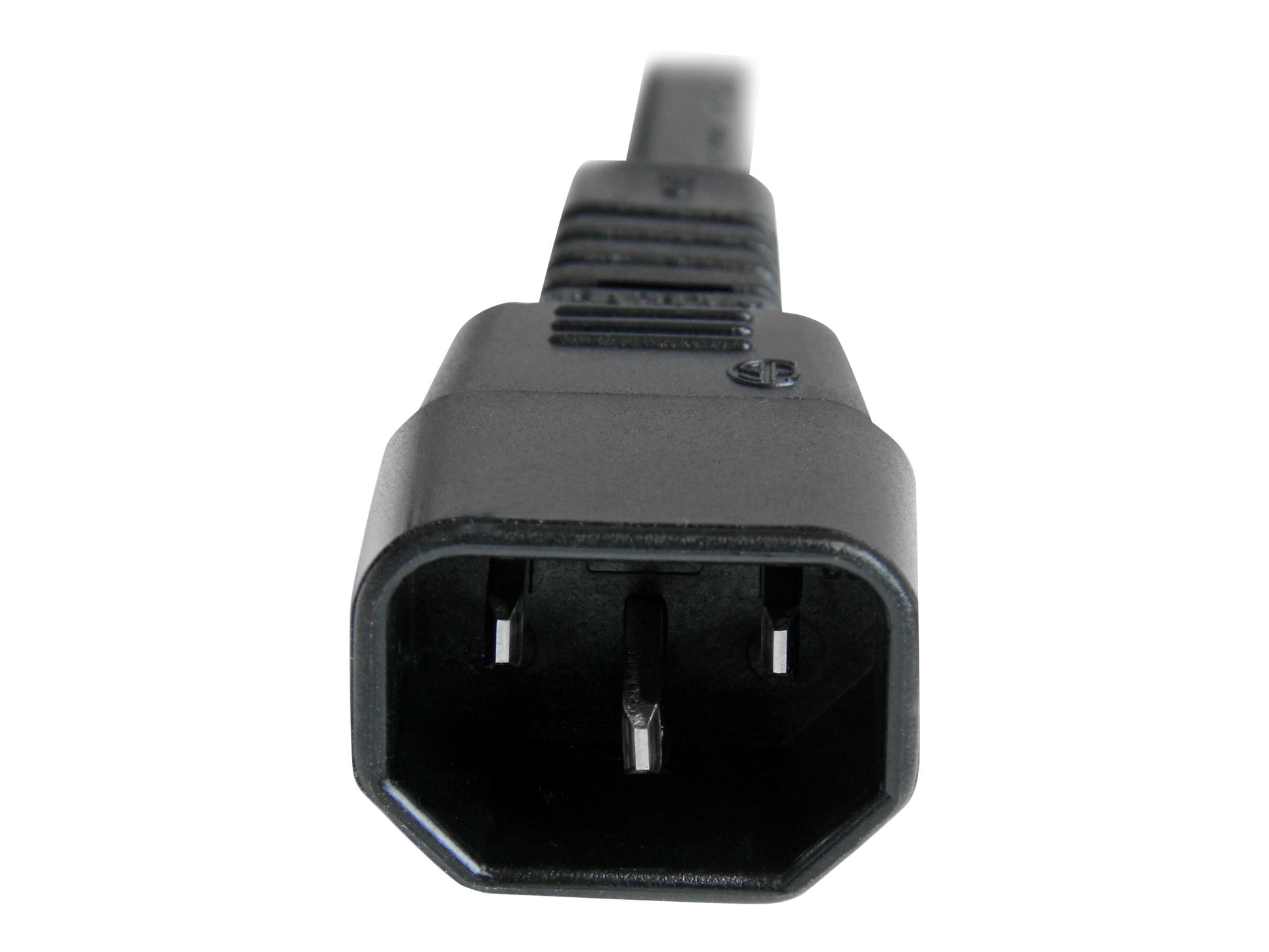 StarTech.com Cable 91cm 14 AWG Adaptador Jumper Bridge IEC C14 a IEC C15 para Servidor UPS - Cable de alimentación - IEC 60320 C14 a IEC 60320 C15 - CA 250 V - 90 cm - moldeado - negro-5
