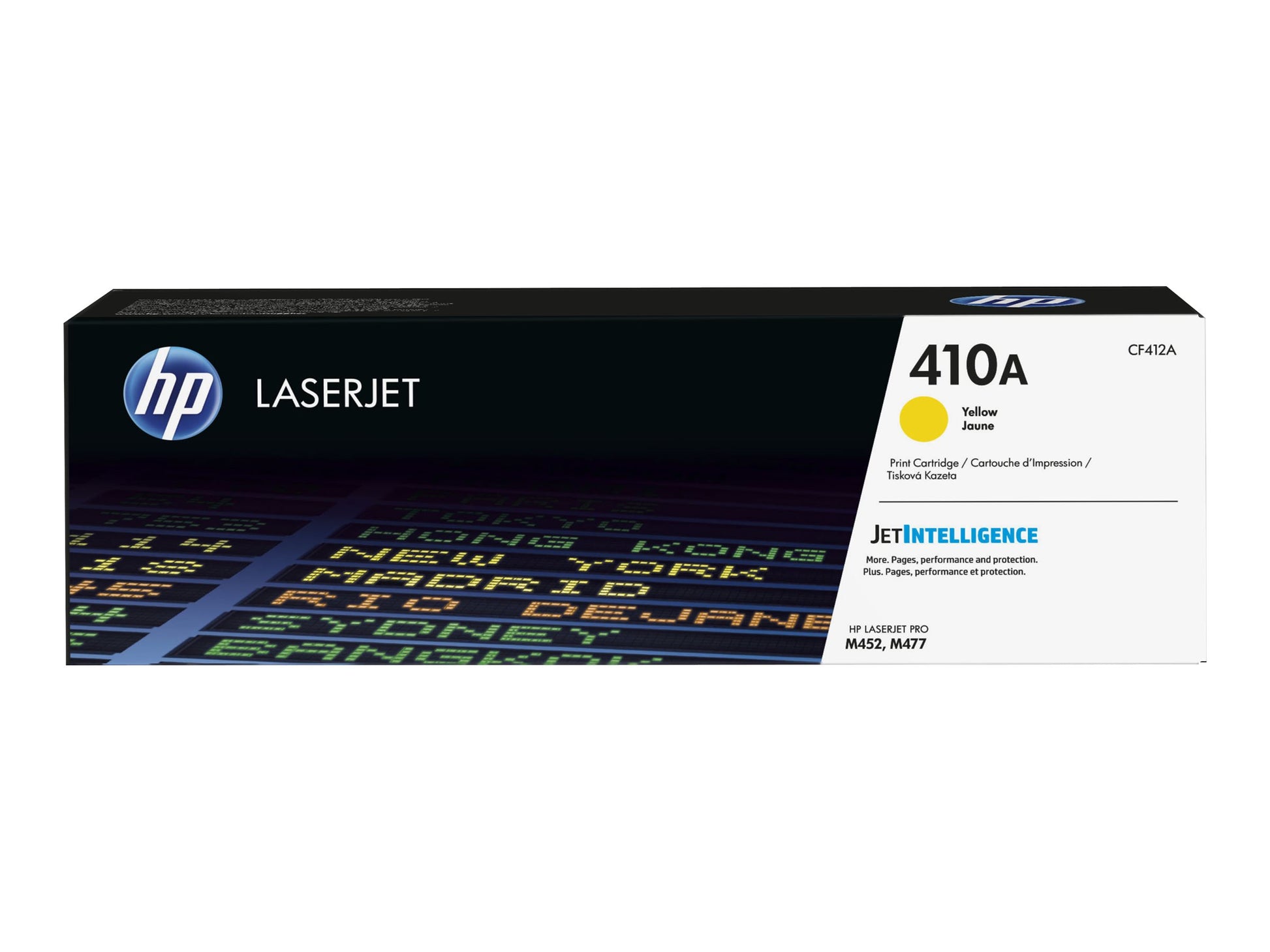 HP 410A - Amarillo - original - LaserJet - cartucho de tóner (CF412A) - para Color LaserJet Pro M452, MFP M377, MFP M477-1