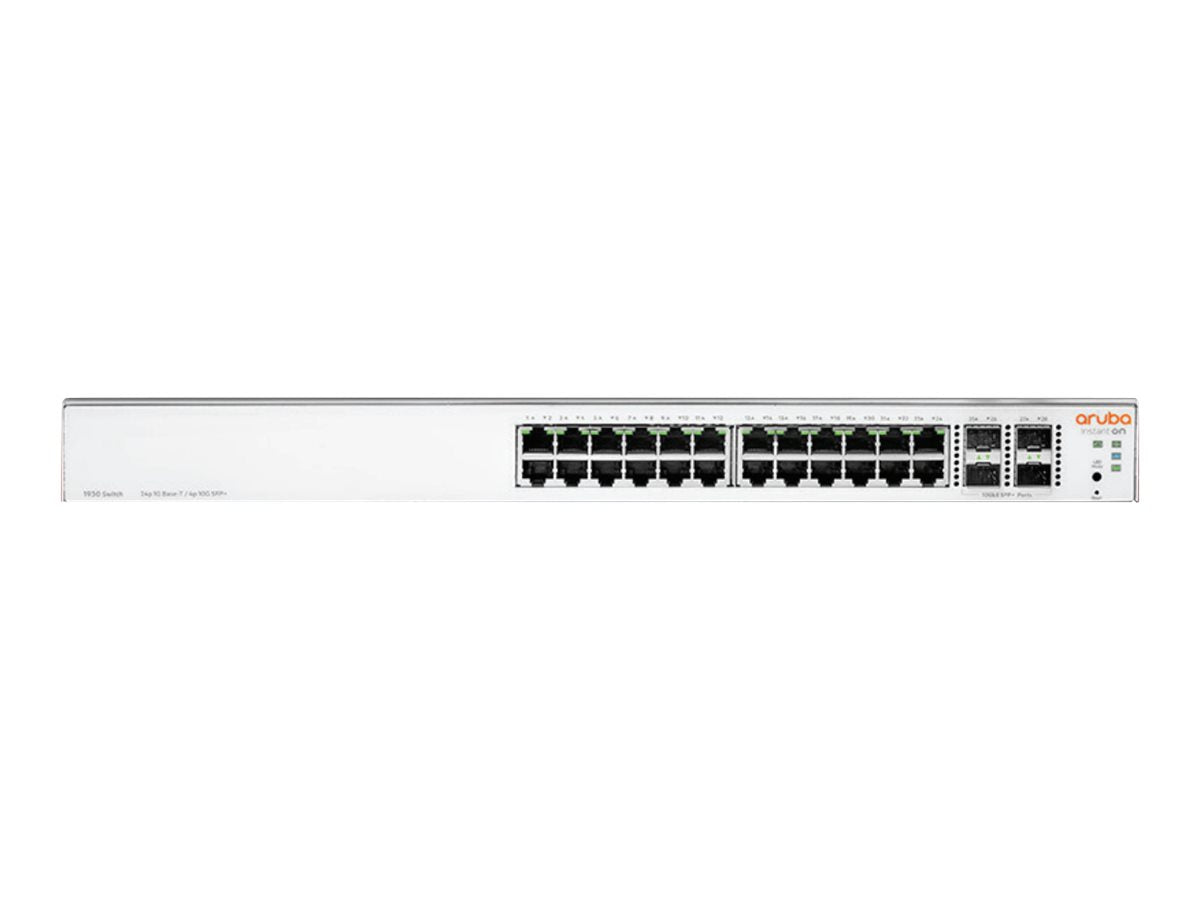 HPE Networking Instant On 1930 24G 4SFP/SFP+ Switch - Conmutador - L3 - Gestionado - 24 x 10/100/1000 + 4 x 1 Gigabit / 10 Gigabit SFP+ - montaje en rack-2