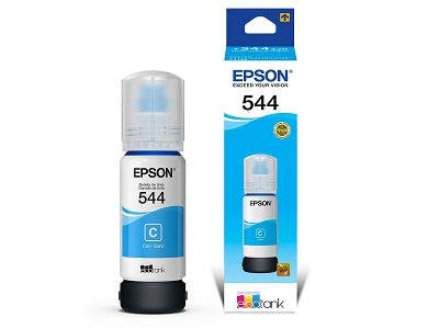 Epson 544 - 65 ml - cián - original - recarga de tinta - para EcoTank L1110, L1210, L3110, L3150, L3210, L3250, L3260, L5290-2