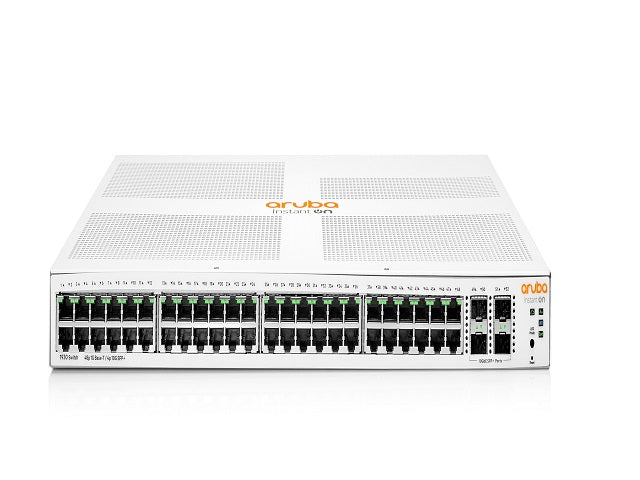HPE Networking Instant On 1930 48G 4SFP/SFP+ Switch - Conmutador - L2 + - Gestionado - 48 x 10/100/1000 + 4 x 1 Gigabit / 10 Gigabit SFP+ - montaje en rack-6