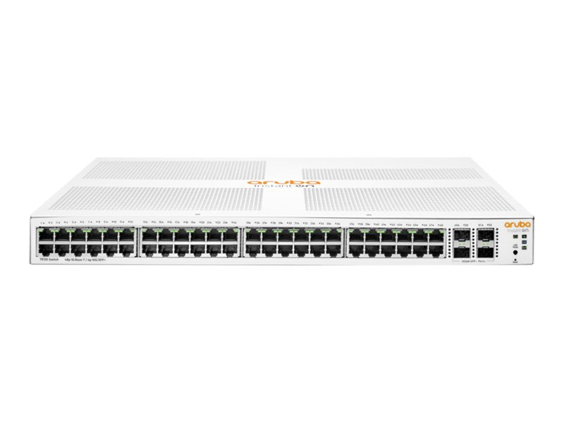 HPE Networking Instant On 1930 48G 4SFP/SFP+ Switch - Conmutador - L2 + - Gestionado - 48 x 10/100/1000 + 4 x 1 Gigabit / 10 Gigabit SFP+ - montaje en rack-5