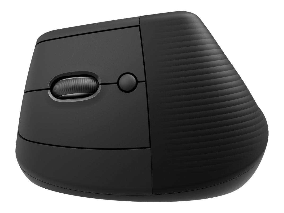 Logitech Lift Left Vertical Ergonomic Mouse - Ratón vertical - ergonómico - zurdo - 6 botones - inalámbrico - 2.4 GHz, Bluetooth - receptor de USB Logitech Logi Bolt - grafito-12