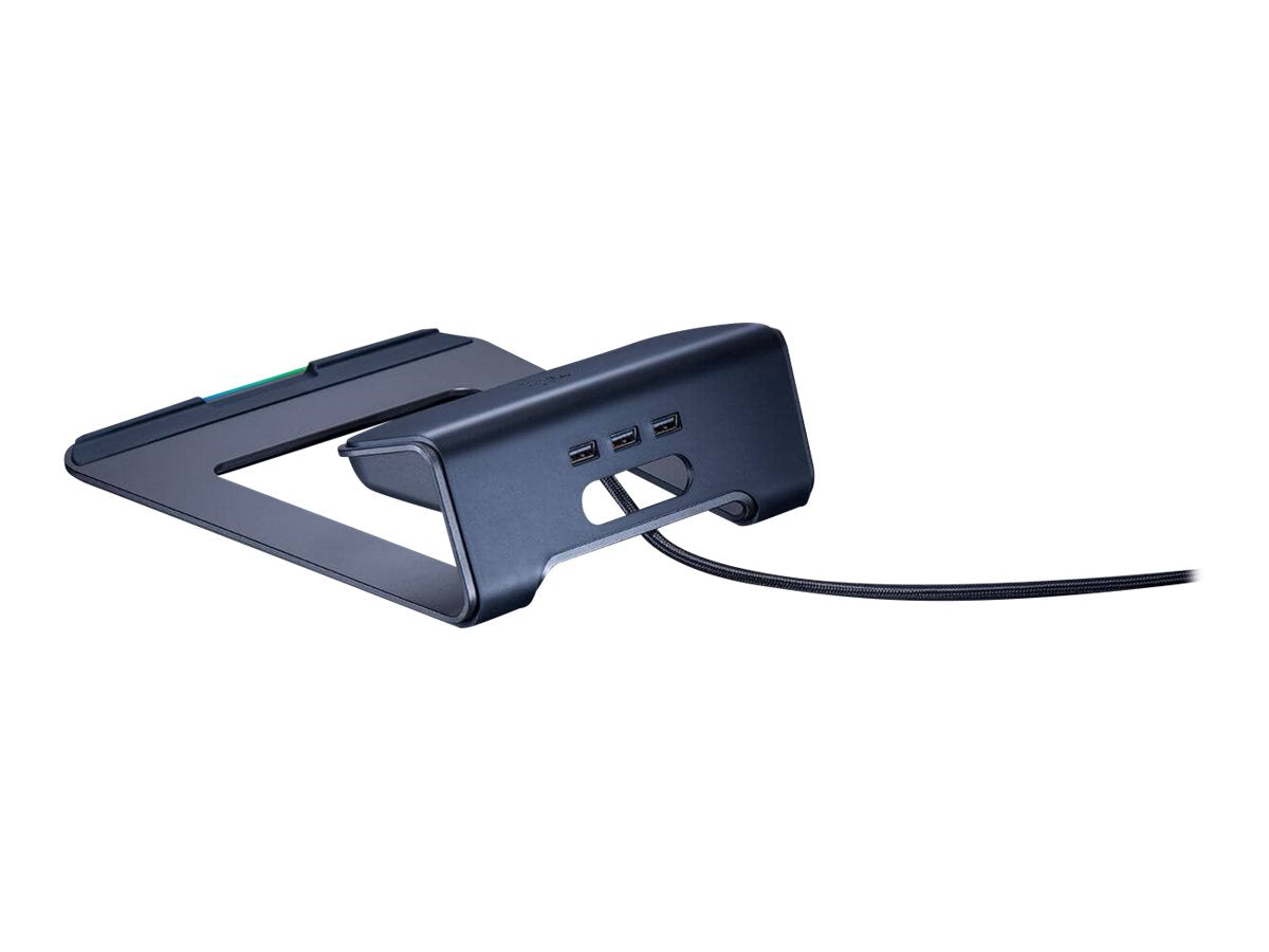 Razer - Soporte para ordenador portátil - con concentrador USB de 3 puertos - 15" - para Blade 15, 15 Advanced, 15 Base, Stealth, Stealth 13, Stealth 13.3-7