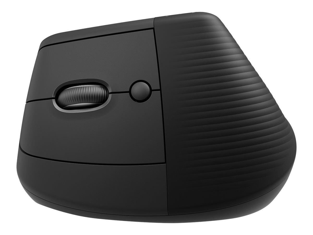 Logitech Lift Left Vertical Ergonomic Mouse - Ratón vertical - ergonómico - zurdo - 6 botones - inalámbrico - 2.4 GHz, Bluetooth - receptor de USB Logitech Logi Bolt - grafito-18