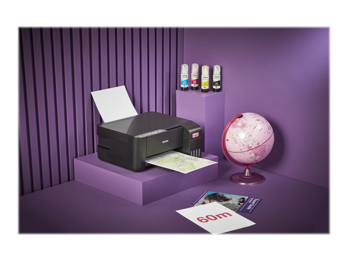 Epson EcoTank L3250 - Impresora multifunción - color - chorro de tinta - ITS - A4/Legal (material) - hasta 7.7 ppm (copiando) - hasta 10 ppm (impresión) - 100 hojas - USB 2.0, Wi-Fi(ax)-9