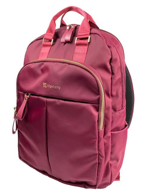 Klip Xtreme - Notebook carrying backpack - 15.6" - 1200D Nylon - Red KNB-468RD