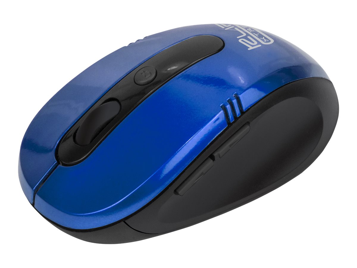 Klip Xtreme KMW-330 Vector - Ratón - ergonómico - óptico - 6 botones - inalámbrico - 2.4 GHz - receptor inalámbrico USB - azul-8