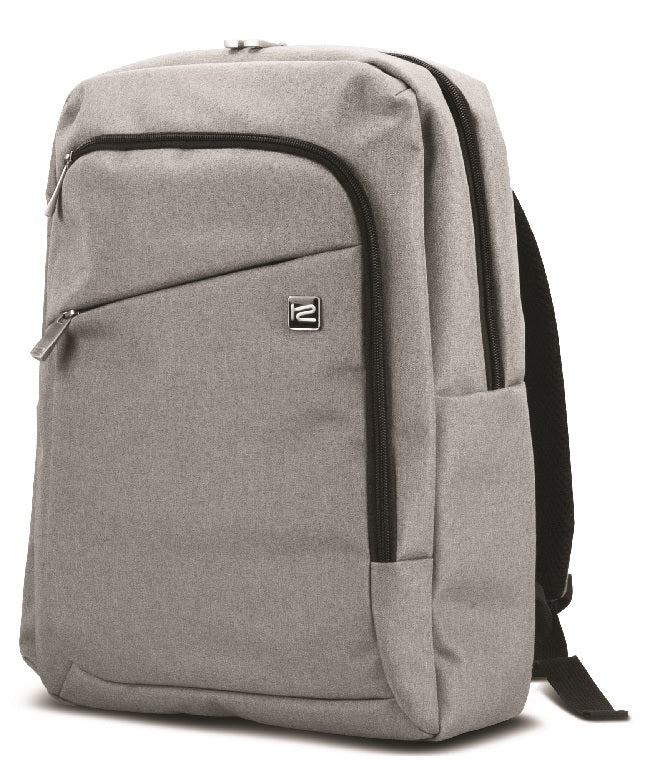 Klip Xtreme - Notebook carrying backpack - 15.6" - 100D Polyester - Light gray-1