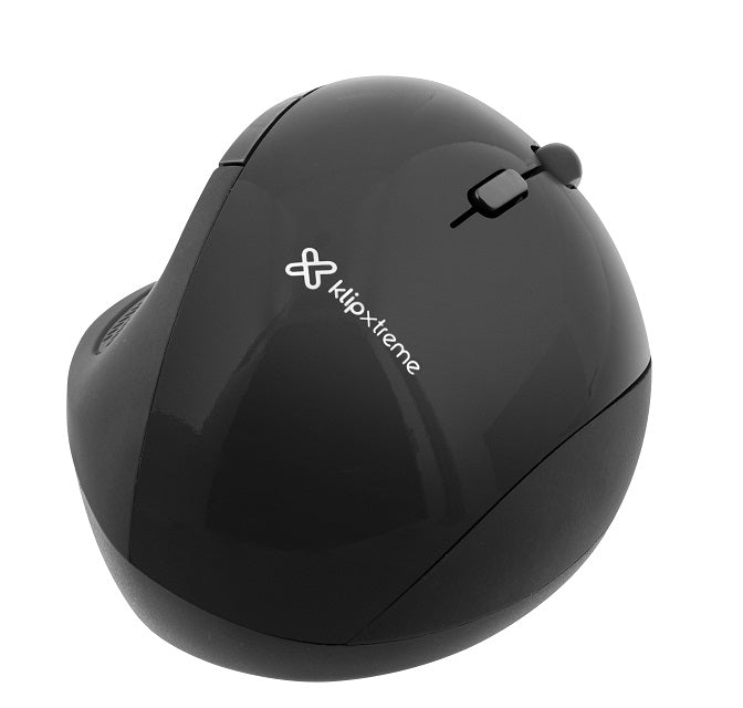 Klip Xtreme - Mouse - 2.4 GHz - Wireless - Black - Ergonomic-1