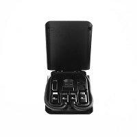 Xtech - USB type C Cable Kit - 24 pin USB-C - USB type C w adpt USB A - Micro USB - Lightning - 29 cm - Black - XTC-570-3
