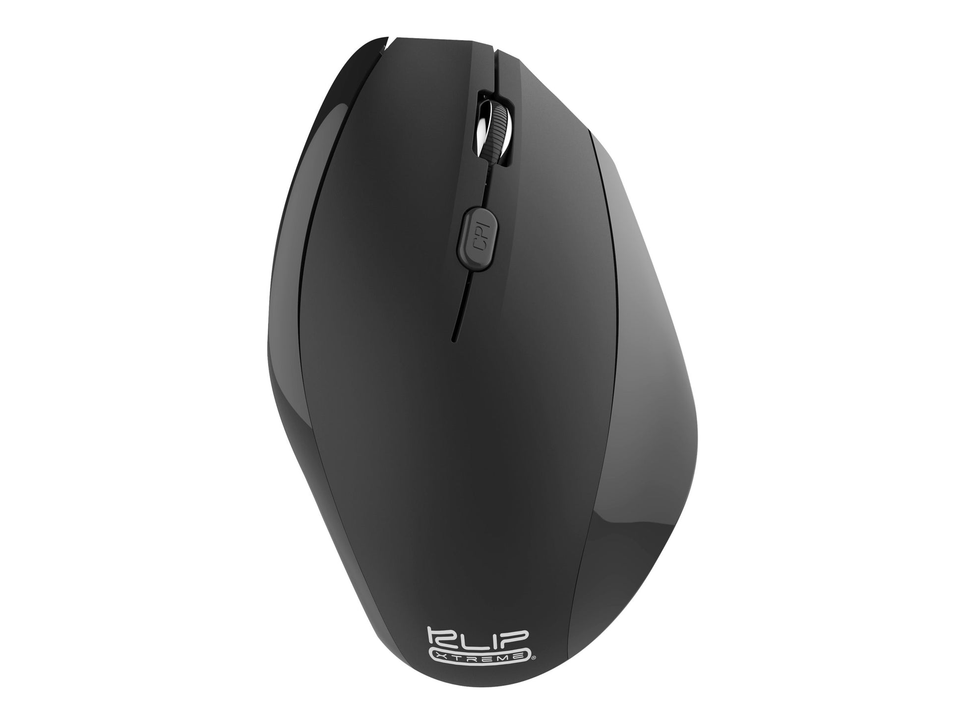 Klip Xtreme EverRest - Ratón vertical - ergonómico - diestro - óptico - 6 botones - inalámbrico - 2.4 GHz - receptor inalámbrico USB-3