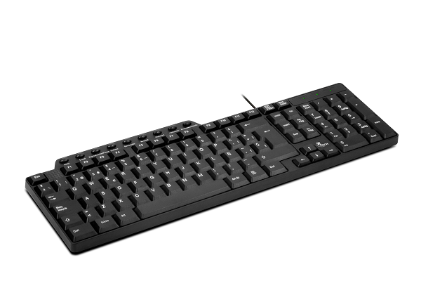 Xtech - Keyboard - Wired - Spanish - USB - Black - XTK-160S-1