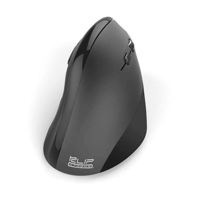 Klip Xtreme EverRest - Ratón vertical - ergonómico - diestro - óptico - 6 botones - inalámbrico - 2.4 GHz - receptor inalámbrico USB-9