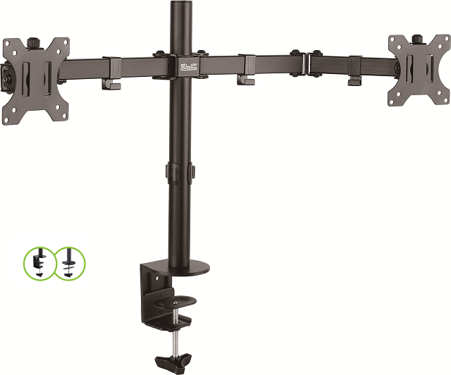 Klip Xtreme - Monitor mounting kit - Double 13"-32"-4