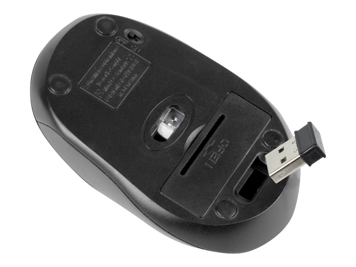 Klip Xtreme KMW-330 Vector - Ratón - ergonómico - óptico - 6 botones - inalámbrico - 2.4 GHz - receptor inalámbrico USB - azul