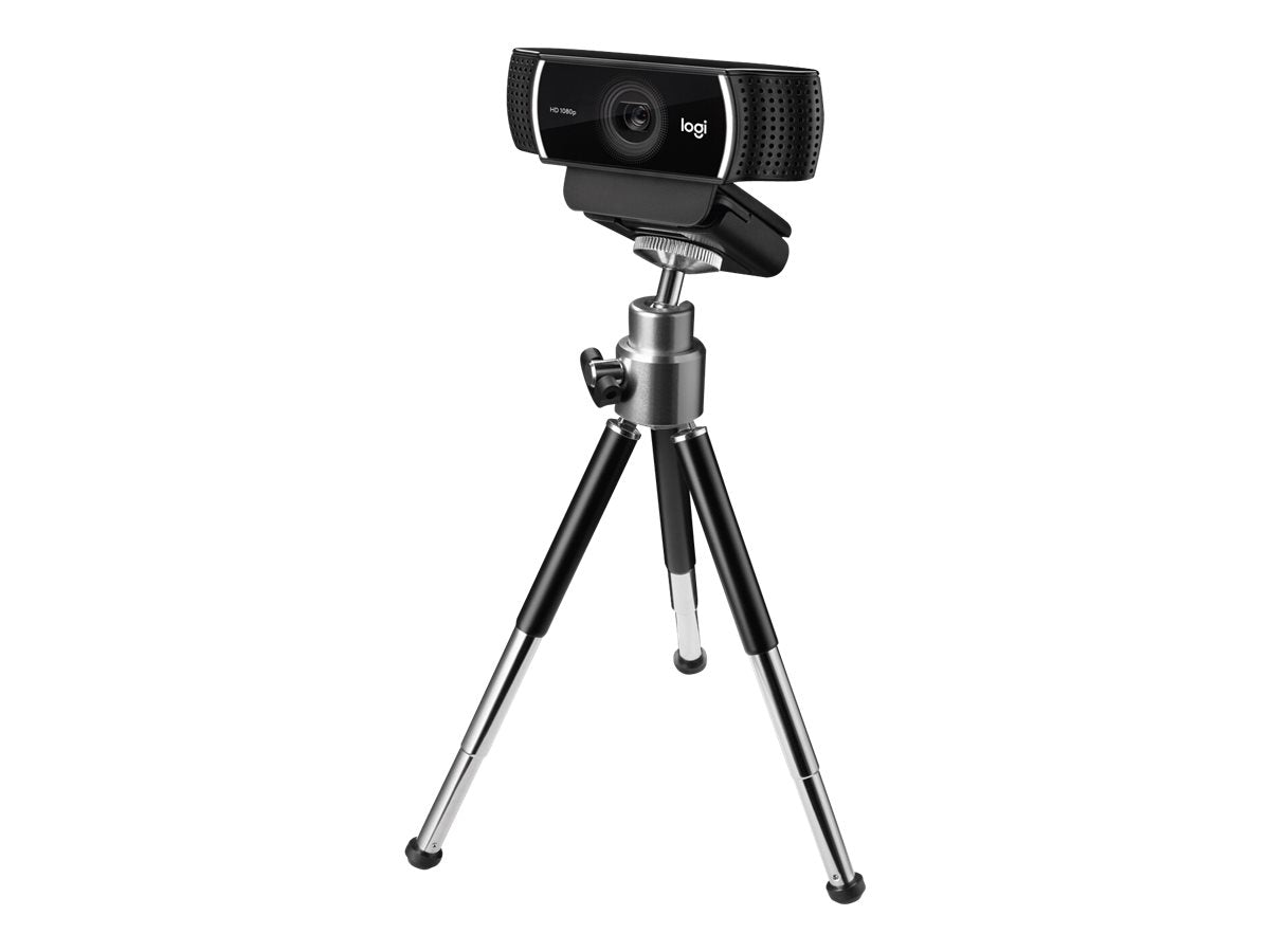 Logitech HD Pro Webcam C922 - Webcam - color - 720p, 1080p - audio - H.264-6