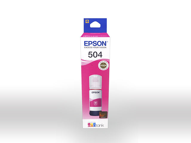 Epson 504 - 70 ml - magenta - original - recarga de tinta - para EcoTank L4150, L4260, L6161, L6171, L6191, L6270-1