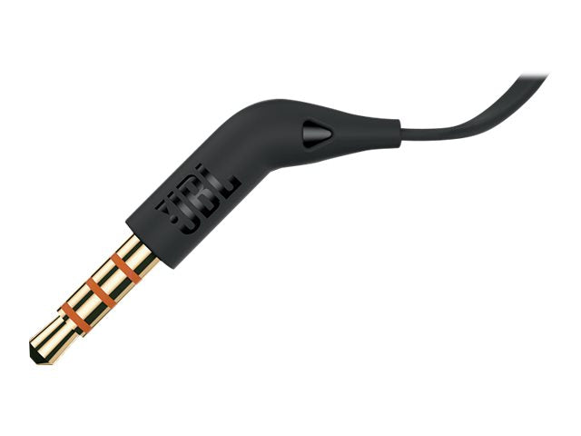 JBL T110 - Auriculares internos con micro - en oreja - cableado - conector de 3,5 mm - negro-17