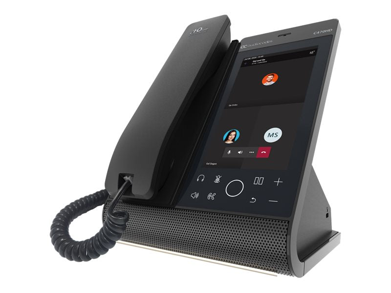AudioCodes C470HD - Teléfono VoIP - con interfaz de Bluetooth con ID de llamadas - RTCP, RTP, SRTP-4