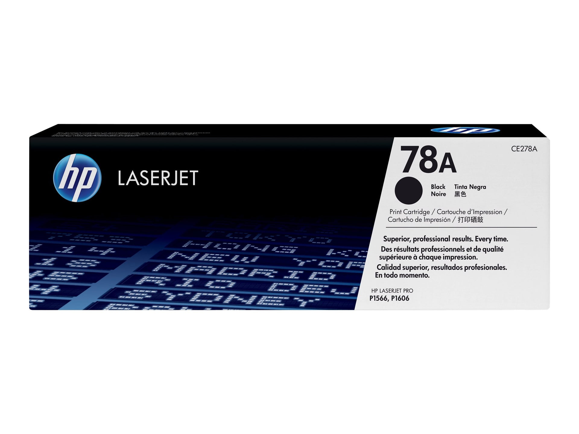 HP 78A - Negro - original - LaserJet - cartucho de tóner (CE278A) - para LaserJet Pro M1536dnf, P1566, P1606DN