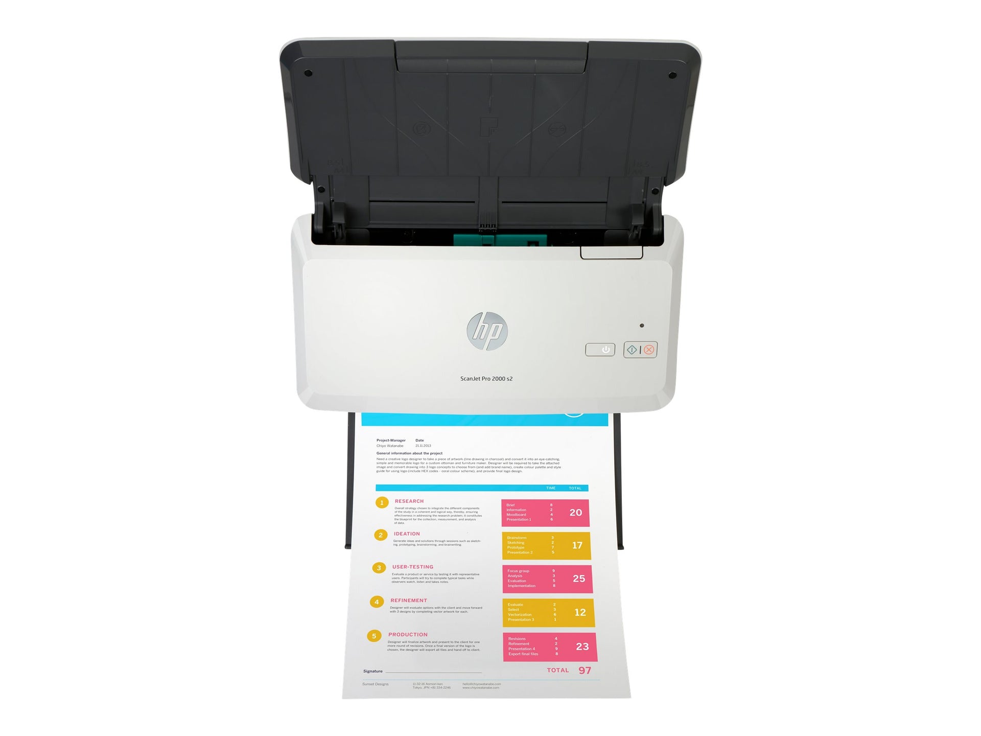 HP Scanjet Pro 2000 s2 Sheet-feed - Escáner de documentos - CMOS / CIS - a dos caras - 216 x 3100 mm - 600 ppp x 600 ppp - hasta 35 ppm (mono) - Alimentador automático de documentos (ADF) (50 hojas) - hasta 3500 exploraciones por día - USB 3.0