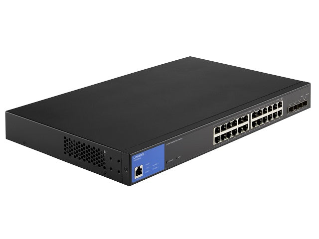 Linksys - Switch - Gigabit PoE - 24 - Desktop-1