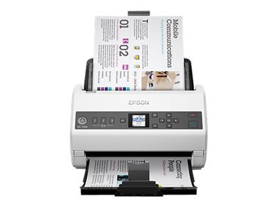 Epson DS-730N - Escáner de documentos - Sensor de imagen de contacto (CIS) - a dos caras - Ledger - 600 ppp x 600 ppp - hasta 40 ppm (mono) / hasta 40 ppm (color) - Alimentador automático de documentos (ADF) (100 hojas) - hasta 6500 exploraciones por día