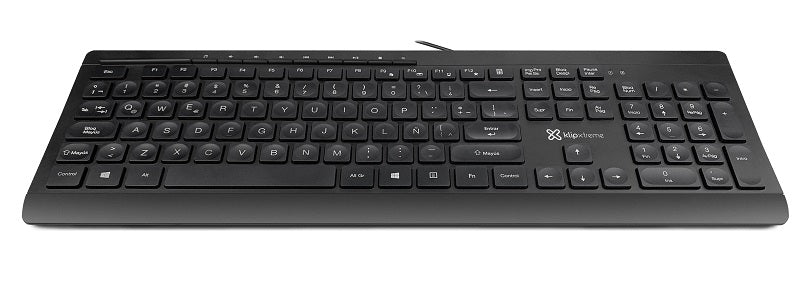 Klip Xtreme - Keyboard - Wired - Spanish - USB - Black - Multimedia keys-3
