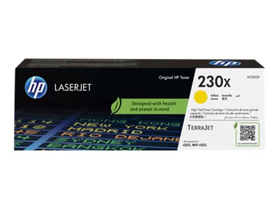 HP 230X - Amarillo - original - LaserJet - cartucho de tóner (W2302X) - para Color LaserJet Pro 4201, 4202, 4203, MFP 4301, MFP 4302, MFP 4303-2