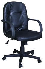 Executive Chair w/Arm Rest (Black)-3