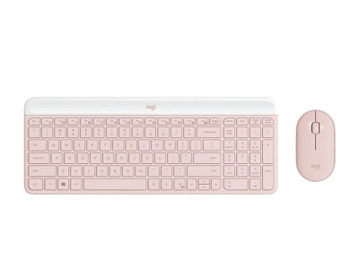 Logitech - Keyboard and mouse set - Spanish - Wireless - Rose-2