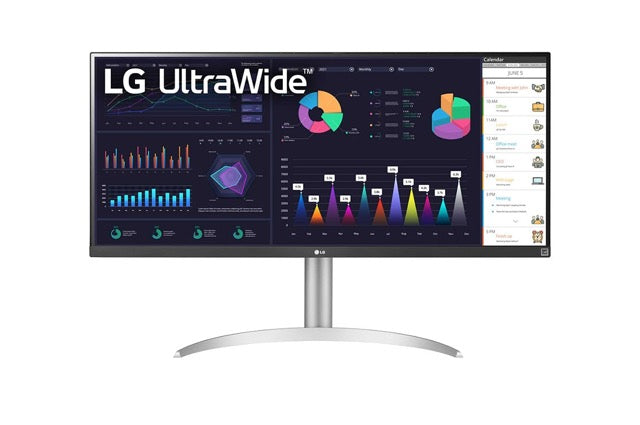 LG UltraWide 34WQ650-W - Monitor LED - 34" - 2560 x 1080 UWFHD @ 100 Hz - IPS - 400 cd/m² - 1000:1 - DisplayHDR 400 - 1 ms - HDMI, DisplayPort, USB-C - altavoces
