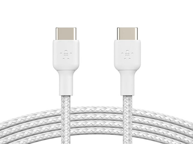 Belkin BoostCharge - Cable USB - 24 pin USB-C (M) a 24 pin USB-C (M) - 1 m - blanco-1