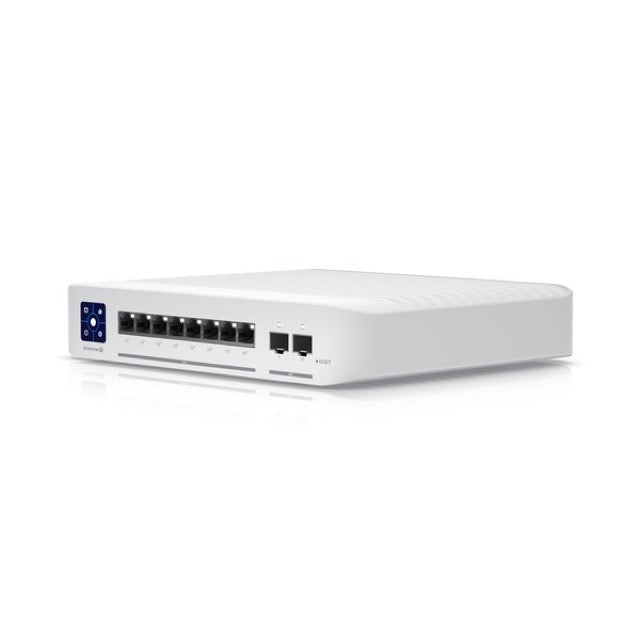 Ubiquiti UniFi Enterprise - Conmutador - L3 - Gestionado - 8 x 10/100/1000/2.5G (PoE+) + 2 x 1 Gigabit / 10 Gigabit SFP+ (enlace ascendente) - sobremesa - PoE+ (120 W)-13