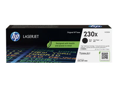 HP 230X - Negro - original - LaserJet - cartucho de tóner (W2300X) - para Color LaserJet Pro 4201, 4203, MFP 4301, MFP 4303-2