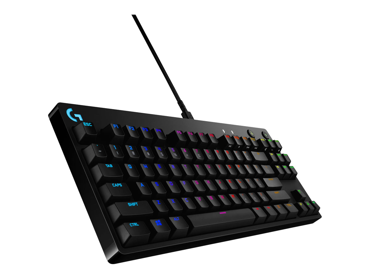 Logitech G Pro Mechanical Gaming Keyboard - Teclado - retroiluminación - USB - interruptor: GX Blue Clicky - negro-16