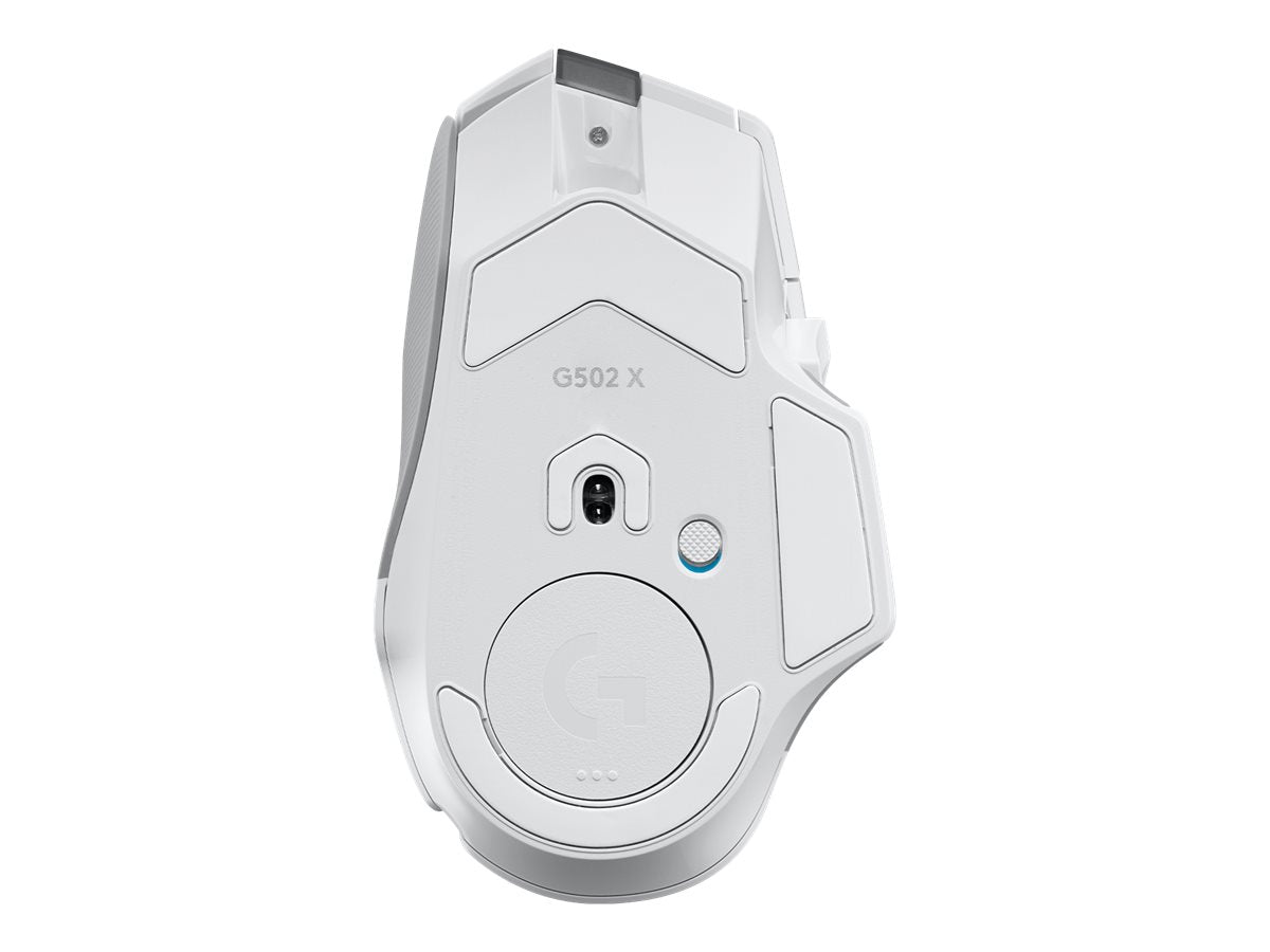 Logitech G G502 X LIGHTSPEED - Ratón - óptico - inalámbrico - 2.4 GHz - receptor USB de Logitech LIGHTSPEED - blanco-11