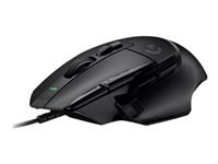 Logitech G502 X Wired Gaming Mouse - LIGHTFORCE hybrid optical-mechanical primary switches, HERO 25K gaming sensor, compatible with PC - macOS/Windows - Black - Ratón - óptico - cableado - USB - negro-10