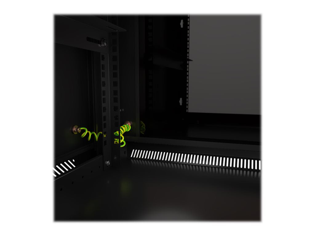Nexxt Solutions - Rack armario - instalable en pared - RAL 9005, negro barniz - 6U - 19"-8
